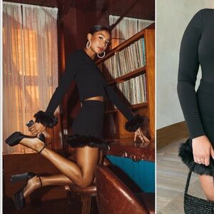 Show Me Your MuMu Black Mini Skirt